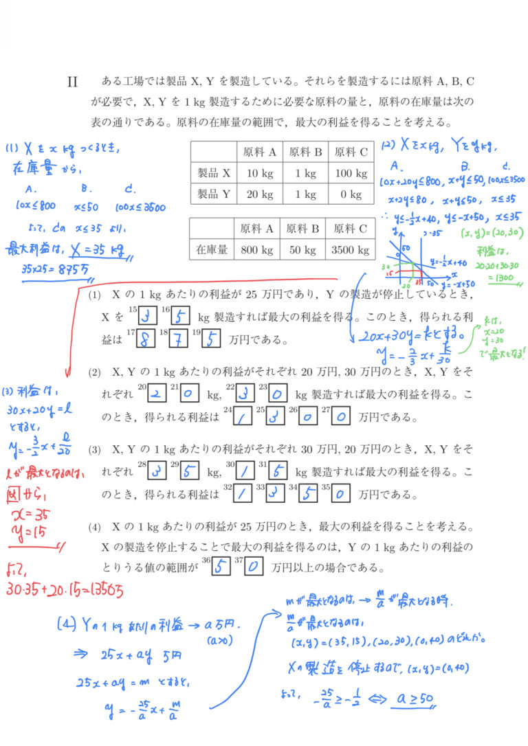 【文系数学】近畿大学2016年から2018年（3年分）一般入試前期A日程の解答と解説